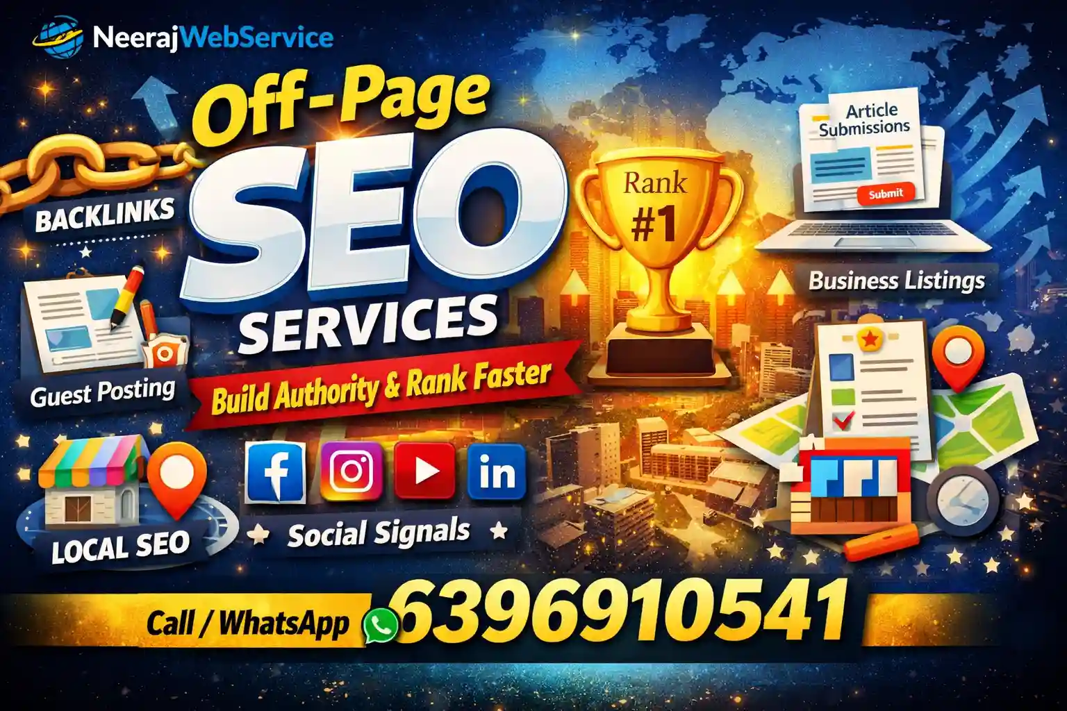 Off Page SEO Services in Delhi Noida by NeerajWebService